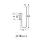 Держатель запасного рулона бумаги GROHE Selection, темный графит матовый (41067AL0)