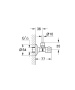 Угловой вентиль GROHE Egaplus 1/2"-3/8" для подключения смесителей, хром (41263000)