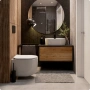 Комплект инсталляции GROHE Rapid SL 38775001 с унитазом AQUAme AQM2012 и сиденьем с микролифтом, смыв Quiet (NW0315)