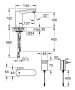 Смеситель для раковины GROHE Eurosmart Cosmopolitan E инфракрасный, хром (36325001)