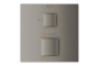 Внешняя часть термостата для душа GROHE Grohtherm Cube на 2 потребителя, темный графит матовый (24154AL0)