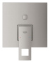Внешняя часть смесителя для ванны GROHE Eurocube с переключателем на 2 положения, суперсталь (24062DC0)