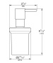 Дозатор жидкого мыла GROHE Essentials, тёмный графит глянец (40394A01)