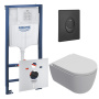 Комплект инсталляции GROHE Rapid SL 1000044 с унитазом AQUAme AQM2013PRO и сиденьем с микролифтом (NW0682)