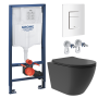 Комплект инсталляции GROHE Rapid SL 38772SH0 с унитазом Aqueduto OVO Plus OVOT0240 и сиденьем с микролифтом (NW0222)