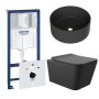 Комплект инсталляции GROHE Rapid SL NW0145/S с унитазом Aqueduto MACIO MACT2140 и раковиной Aqueduto ESPIRAL D400 ESP0140 (NW0609)
