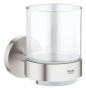 Стакан с держателем GROHE Essentials, суперсталь (40447DC1)