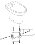 Биде напольное GROHE Bau Ceramic, альпин-белый (39432000)