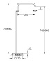 Излив для ванны GROHE Allure, хром (13218000)