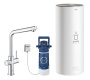 Комплект для кухни GROHE Red Duo с L-образным смесителем, бойлером L-Size и фильтром, хром (30325001)