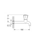 Кран для кухонной мойки GROHE Costa L, без функции смешивания, хром (30064001)