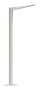 Излив для ванны GROHE Allure Brilliant напольного монтажа, внешняя часть, суперсталь (13301DC0)