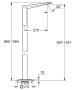 Излив для ванны GROHE Allure Brilliant напольного монтажа, внешняя часть, темный графит матовый (13301AL0)
