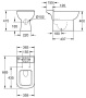 Унитаз напольный безободковый GROHE Bau Edge, альпин-белый (39811000)