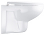 Унитаз подвесной с сиденьем с микролифтом GROHE Bau Ceramic, альпин-белый (39351000)
