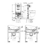 Система инсталляции для унитаза GROHE Rapid SLX 4 в 1 и панелью смыва Skate Cosmopolitan, хром (NW0047)