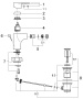 Смеситель для биде GROHE Vigour by с донным клапаном, S-size, хром (75147826)