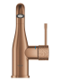 Смеситель для раковины GROHE Essence с донным клапаном, M-size, теплый закат, матовый (24173DE1)