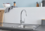 Мойка со смесителем GROHE K200 45-S 86/50 1.0, нержавеющая сталь (31562SD1)