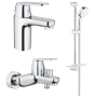 Готовый комплект для ванной комнаты GROHE Eurosmart Cosmopolitan, хром (NB0080)