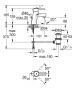 Смеситель для раковины GROHE Concetto, хром (32204001)