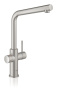 Комплект для кухни GROHE Red Duo с L-образным смесителем, бойлером L-Size и фильтром, суперсталь (30325DC1)