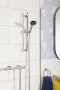 Душевой гарнитур GROHE QuickFix Vitalio Start 100, 1 режим струи, душевая штанга 600 мм, 5,7 л/мин, хром (27942000)