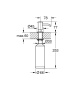 Дозатор жидкого мыла GROHE Authentic, хром (40537000)