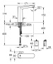 Смеситель для раковины GROHE Eurosmart Cosmopolitan E инфракрасный, L-size, хром (36422001)
