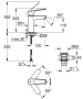 Смеситель для раковины GROHE Eurosmart, M-size, хром (23981003)