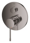 Внешняя часть смесителя для ванны GROHE Essence с переключателем на 3 положения, темный графит глянец (24092A01)