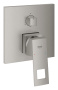 Внешняя часть смесителя для ванны GROHE Eurocube с переключателем на 3 положения, суперсталь (24094DC0)