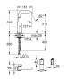 Смеситель для раковины GROHE Essence E инфракрасный, хром (36445000)