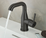 Смеситель для раковины GROHE Essence без донного клапана, M-size, фантомный черный (24176KF1)