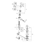 Смеситель для биде GROHE Eurodisc Cosmopolitan с донным клапаном, хром (33244002)