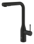 Смеситель для кухни GROHE Essence с вытяжным изливом 2jet, фантомный черный (30504KF0)