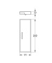 Пластиковая полочка для смесителя GROHE Eurocube (18541000)