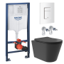 Комплект инсталляции GROHE Rapid SL 38772SH0 с унитазом Aqueduto CONE Plus CONT0240 и раковиной Aqueduto ESPIRAL ESP0440 (NW0496)