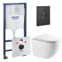 Комплект инсталляции GROHE Rapid SL 1000044 с унитазом AQUAme AQM2014PRO и сиденьем с микролифтом (NW0683)