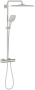 Душевая система GROHE Rainshower SmartActive 310 Cube с термостатом для душа, суперсталь (26837DC0)