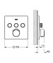Готовый комплект для душа GROHE Grohtherm SmartControl (NSB0133)