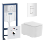 Комплект инсталляции GROHE Rapid SL 38772SH0 с унитазом Aquatek КВАДРО AQ1515T-00 и сиденьем с микролифтом (NW0339)