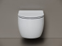 Подвесной унитаз Ceramicanova Игра безободковый, смыв Торнадо, белый (CN3001T)