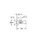 Вентиль угловой GROHE 1/2″-1/2″ для подключения смесителей, хром (22940000)