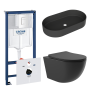 Комплект инсталляции GROHE Rapid SL 38772SH0 с унитазом Aqueduto OVO OVO0140 и раковиной Aqueduto ESPIRAL ESP0240 (NW0464)