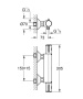 Душевая система GROHE Vitalio Start System 180 Flex с термостатом для душа, хром (NSB0159)