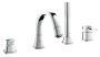 Смеситель для ванны GROHE Grandera на 4 отверстия, хром (19936000)
