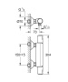 Термостат для душа GROHE Precision Start, хром (34594000)