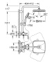 Душевая система GROHE Tempesta System 250 Cube со смесителем для душа, хром (26692001)