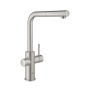 Смеситель для кухни GROHE Blue Professional Wi-Fi, суперсталь (31326DC2)